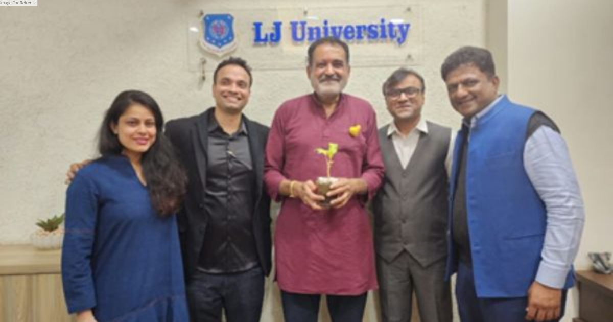 'India: A Startup Nation' Event Featuring TV Mohandas Pai Held by LJ University's Antrapreneur, the Business Incubator